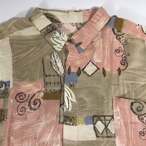 MAXX FM vintage 80’s s/s Button Shirt Men’s 4XL